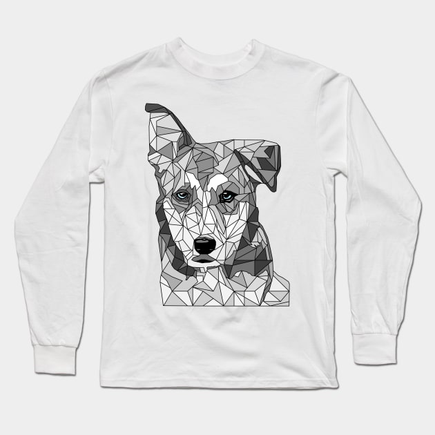 Rufus Long Sleeve T-Shirt by DavidASmith